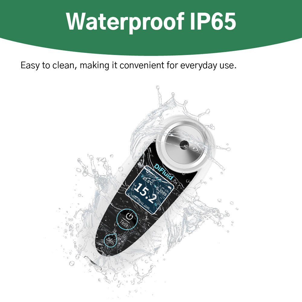 Factory price 0-32% Handheld Brix Refractometer Tester Meter Sugar Fruit Vegetables Juice Brix Refractometer with ATC